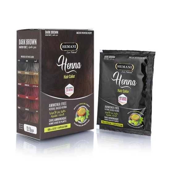 Hemani Henna Hair Color - Dark Brown