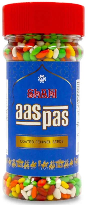 Shahi Ass Pas Coated Fennel Seeds Jar