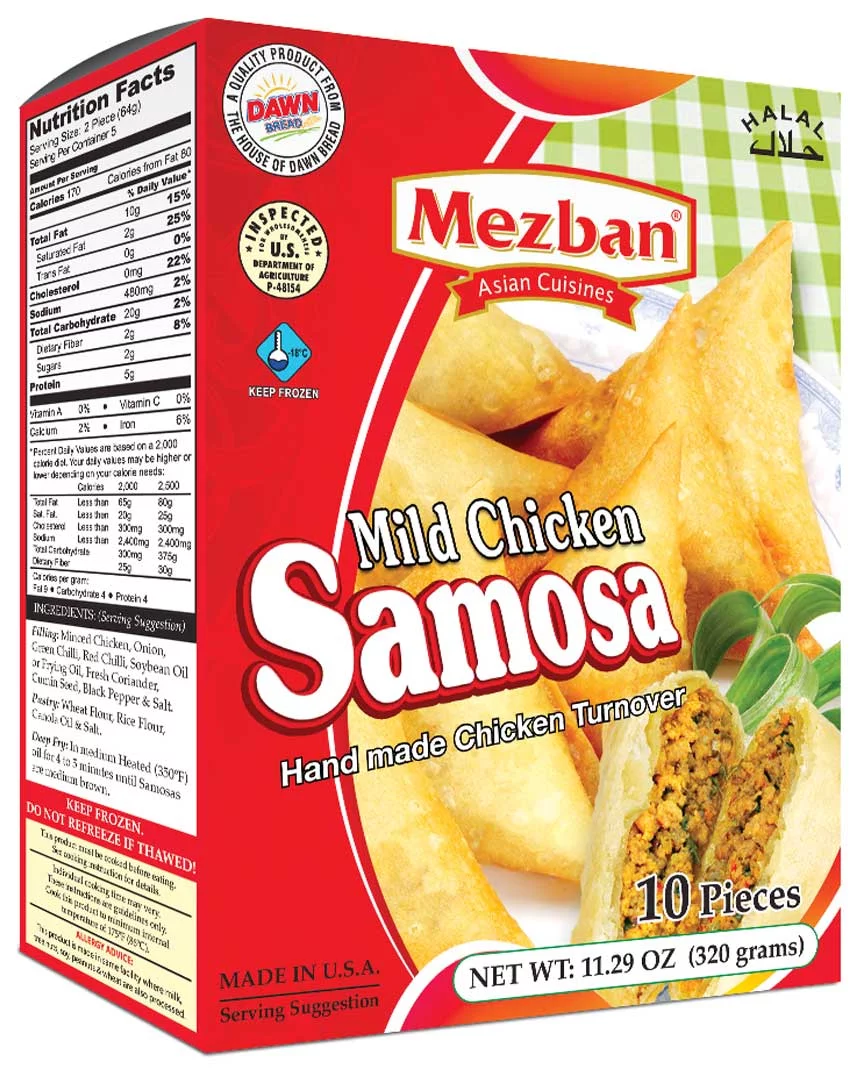 Mezban Chicken Samosa (MILD) (10Pcs)