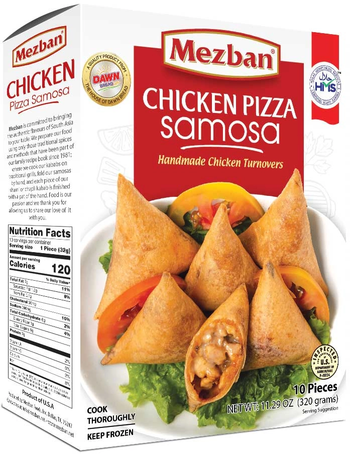 Mezban Chicken Pizza Samosa (10Pcs)