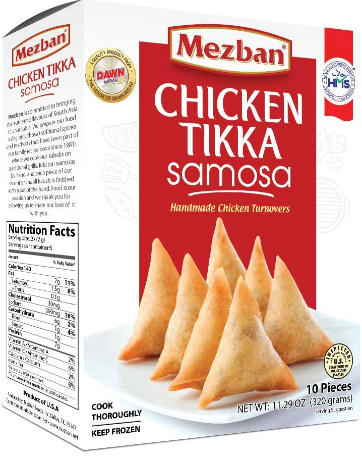 Mezban Chicken Tikka Samosa (10Pcs)