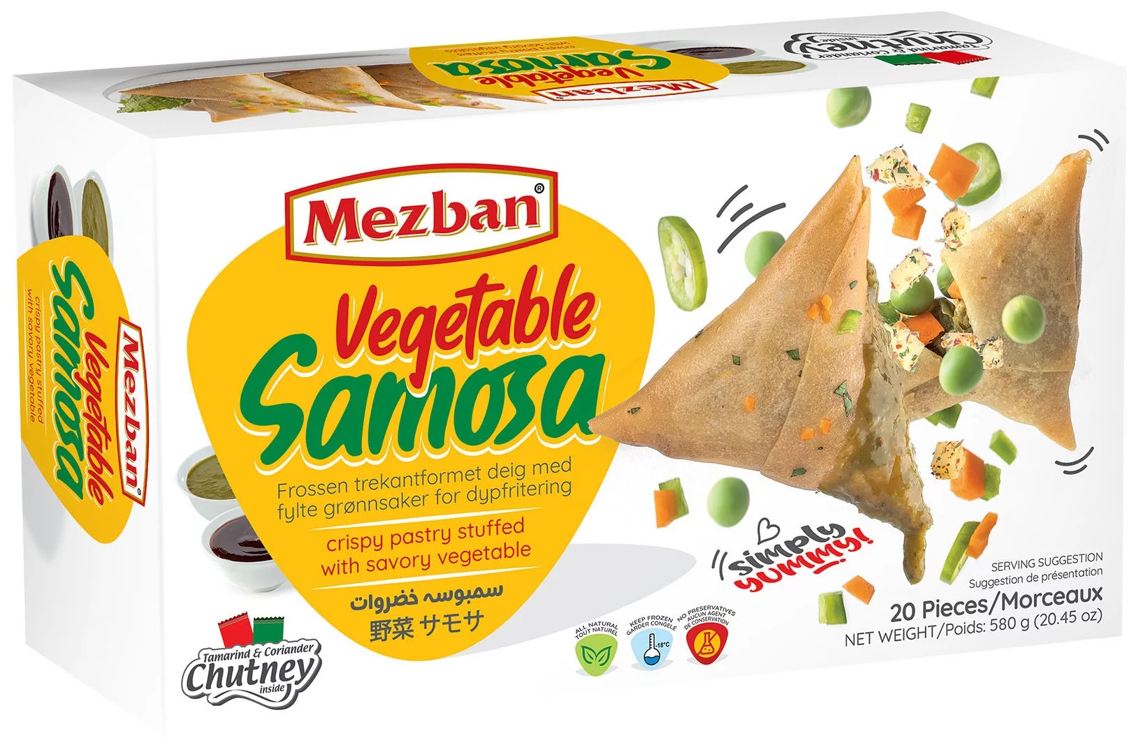 Mezban Vegetable Samosa (20Pcs)