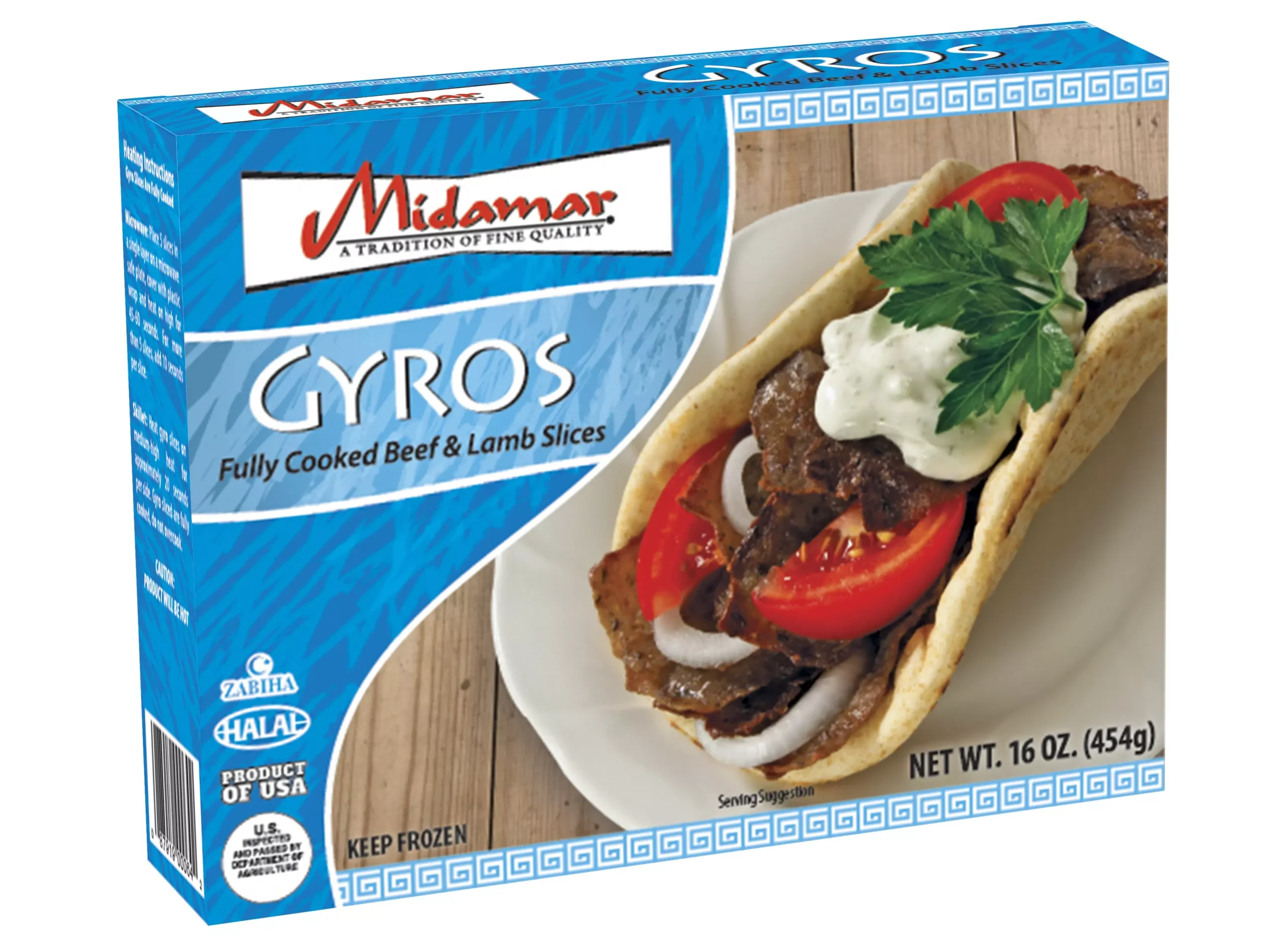 Midamar Beef Gyro Slices