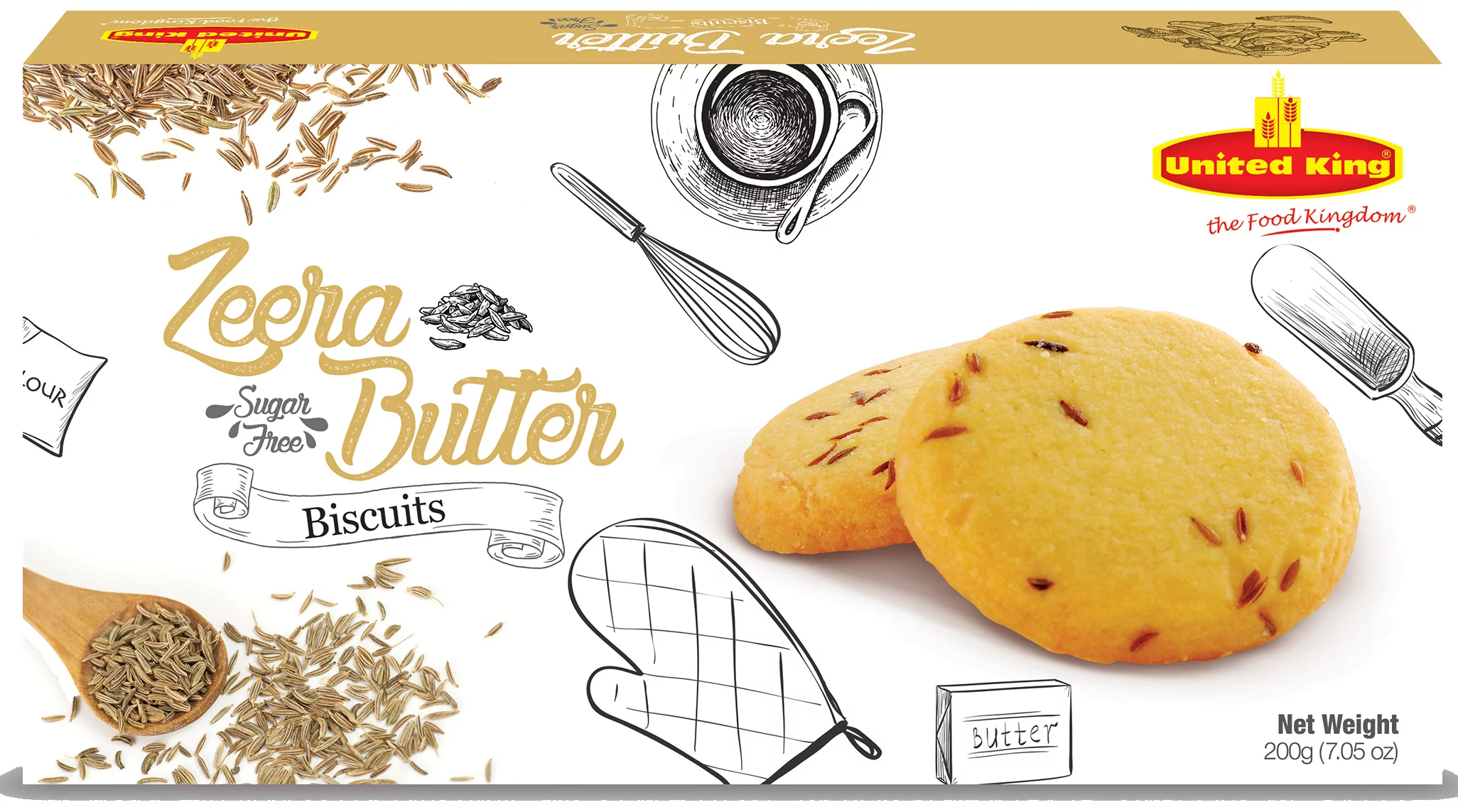 United King Zeera Butter Cookies