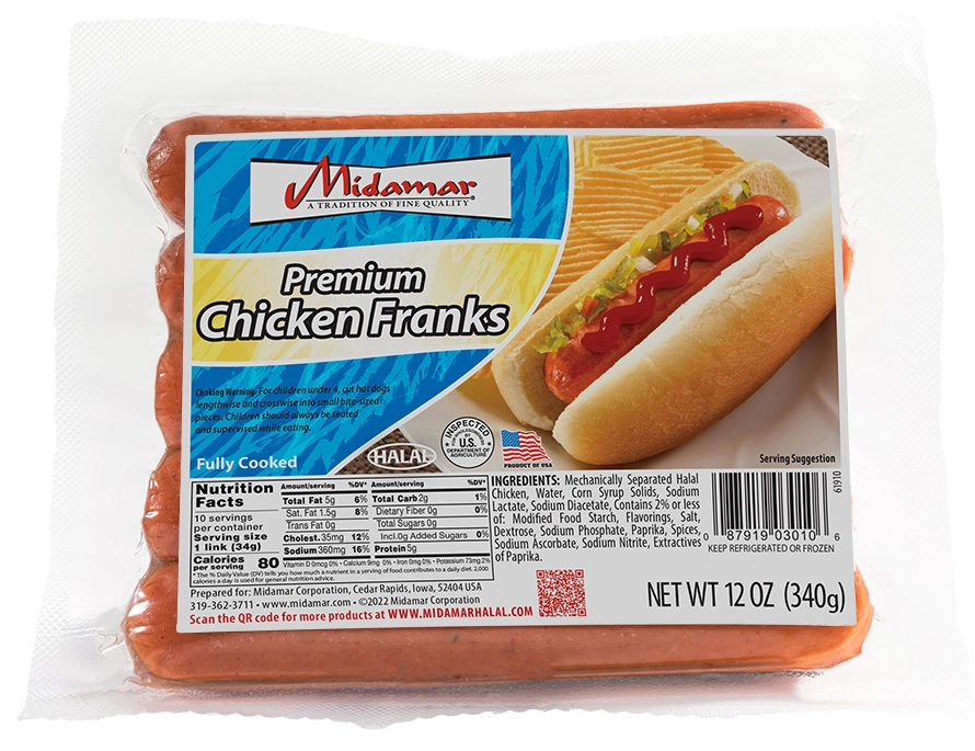 Midamar Chicken Franks