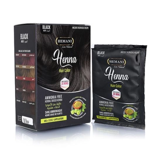 Hemani Henna Hair Color - Black
