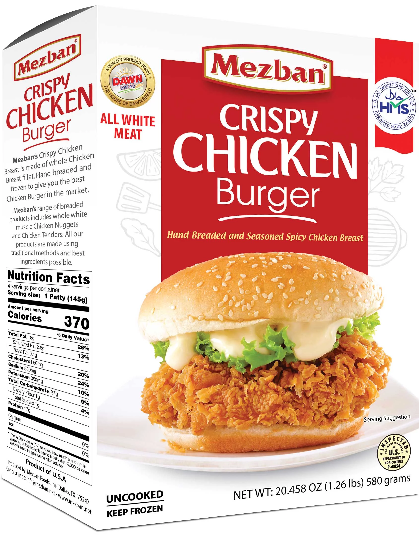 Mezban Crispy Chicken Burger