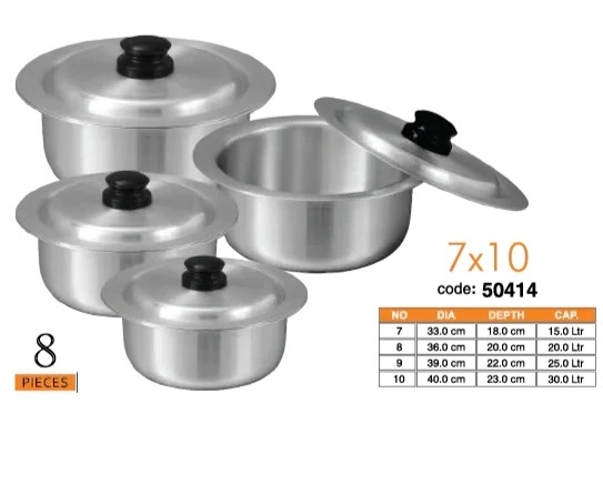 Sonex Cooking Pot Set # 7 - 10