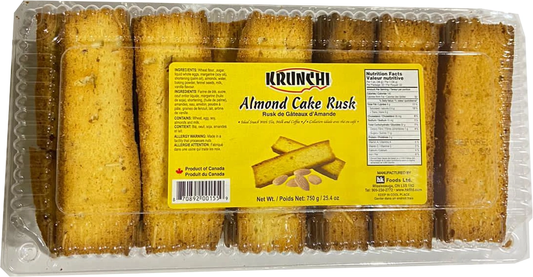Krunchi Almond Cake Rusks