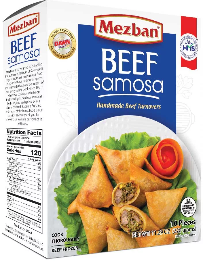 Mezban Beef Pizza Samosa (10Pcs)