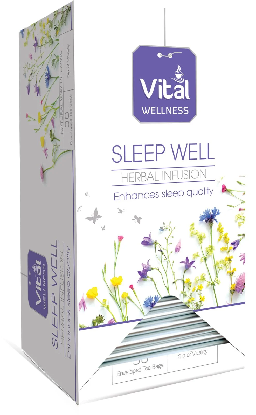 Vital Herbal Tea Bags - Sleep Well (30 Count)