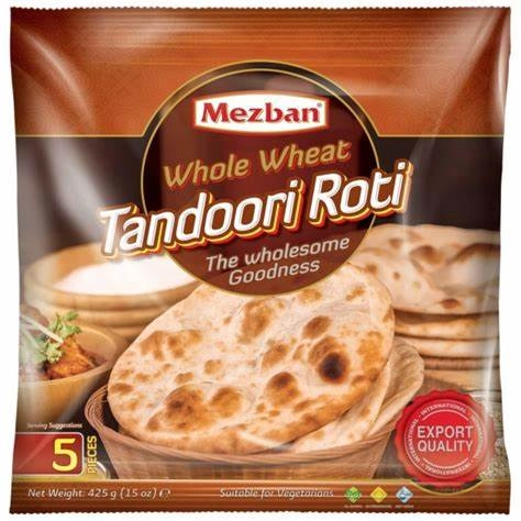 Mezban Whole Wheat Tandoori Roti (5Pcs)