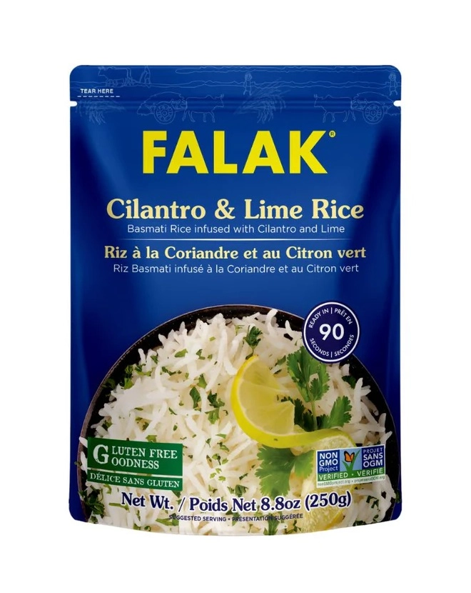 Falak RTE Steamed Cilantro & Lime Rice