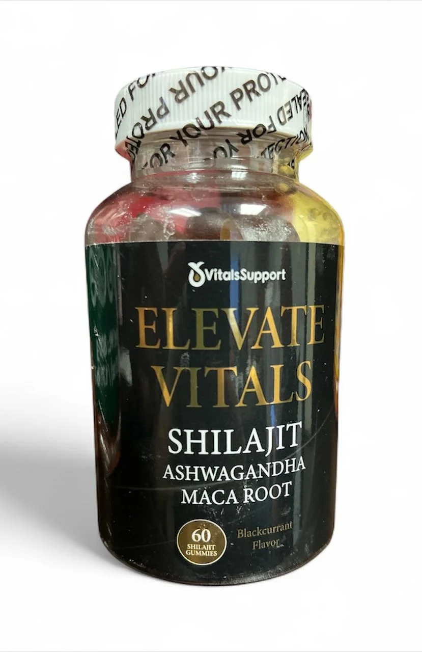 Shila Vitals - ELEVATE VITALS - 3 in 1 Gummies - Black Current - (60 Pcs)