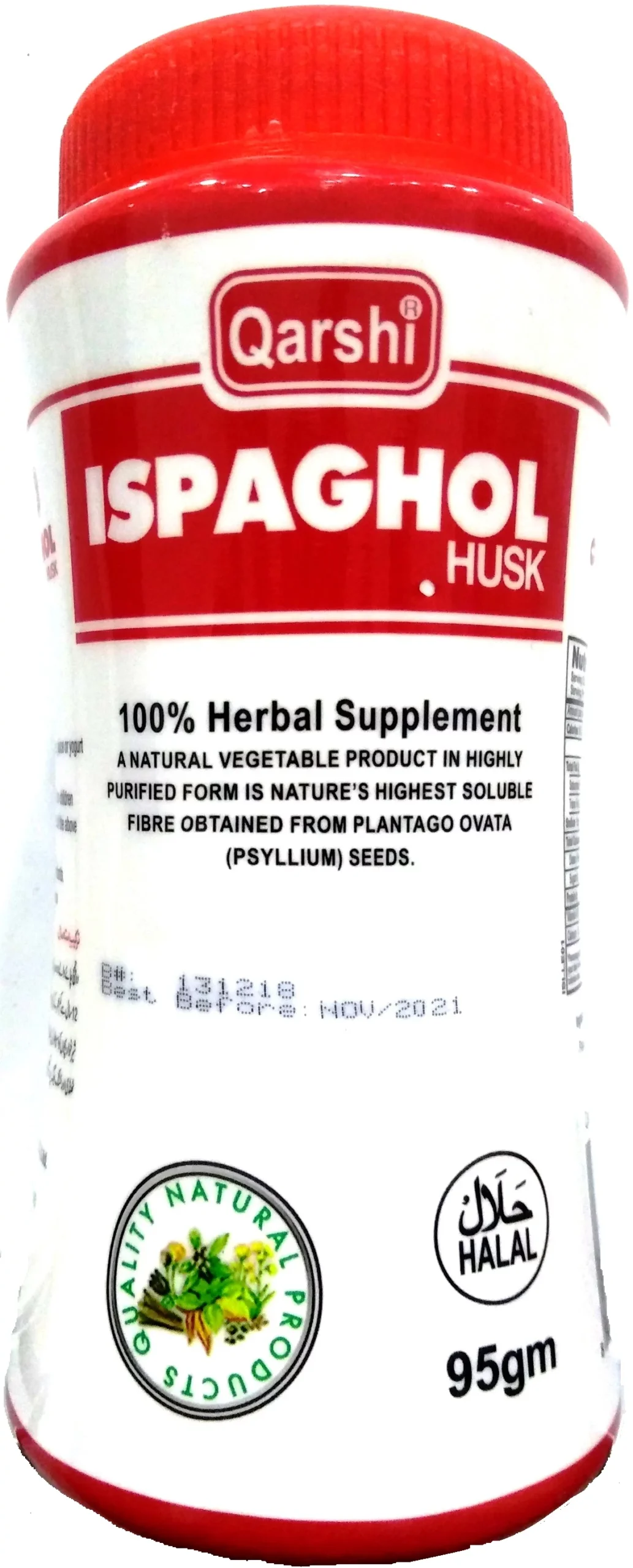 Qarshi Ispagol Husk Jar 95g