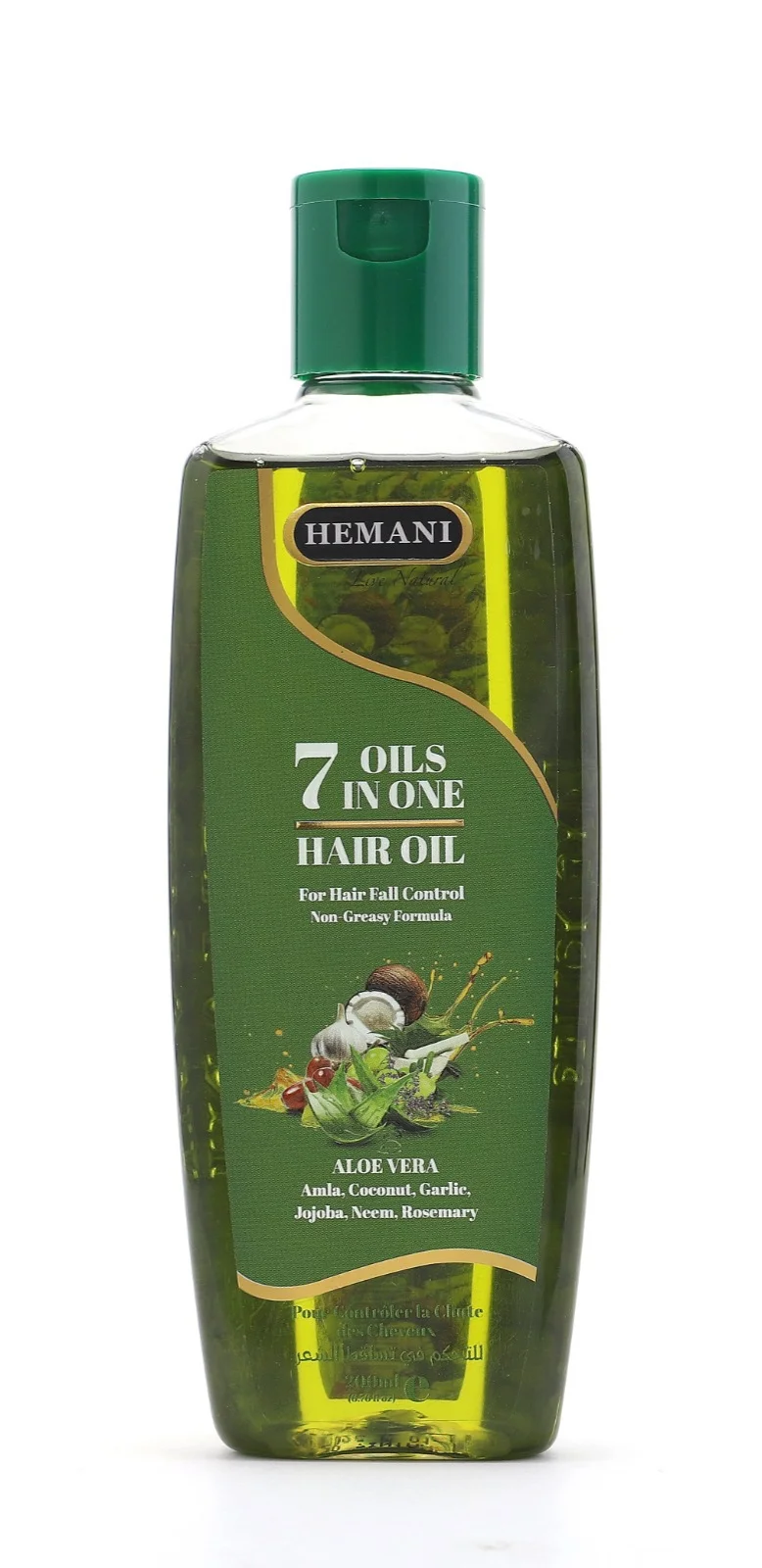 Hemani 7 in 1 Hair Oil - Aloe Vera