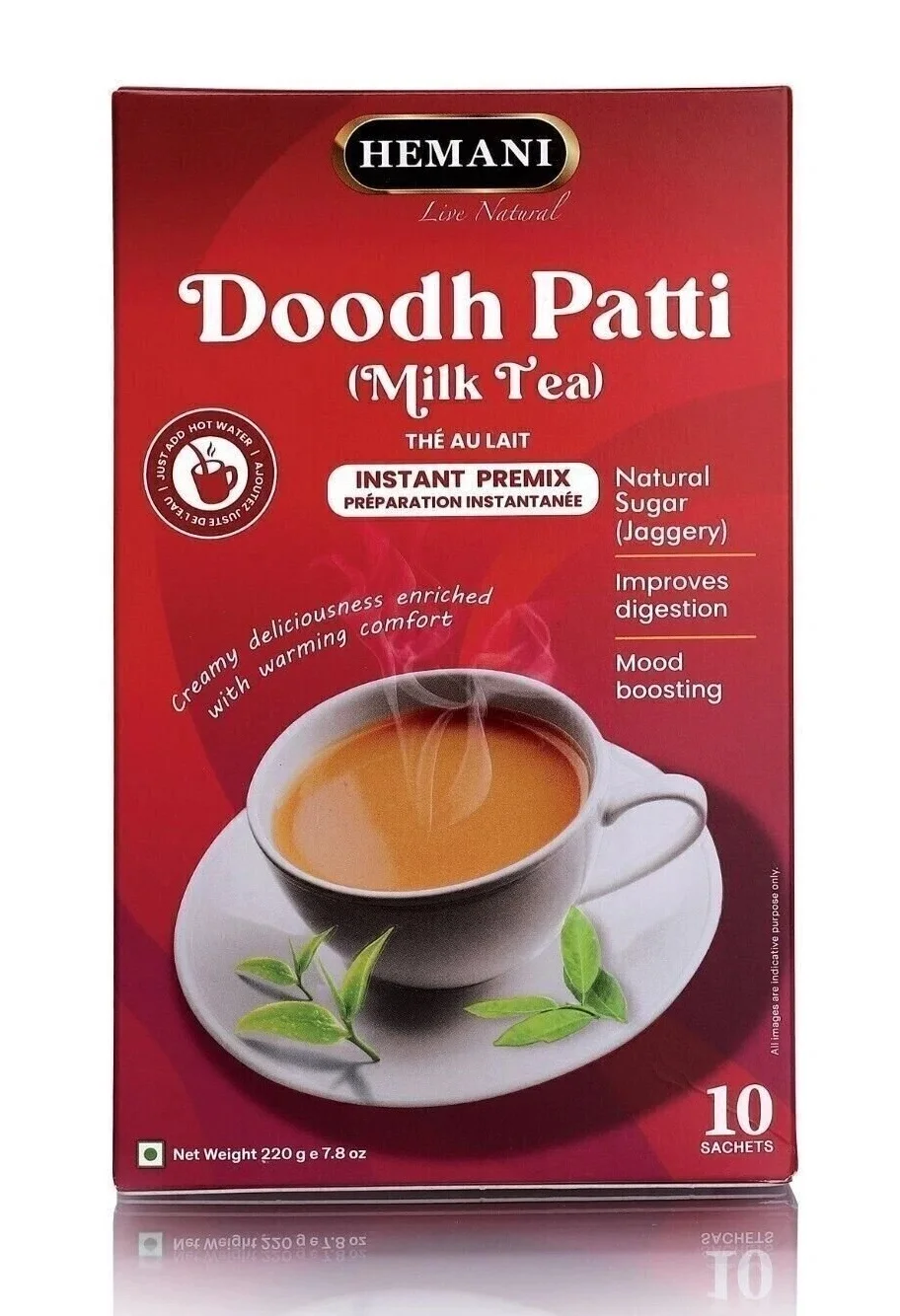 Hemnai Instant Doodh Patti Chai (10Pcs)