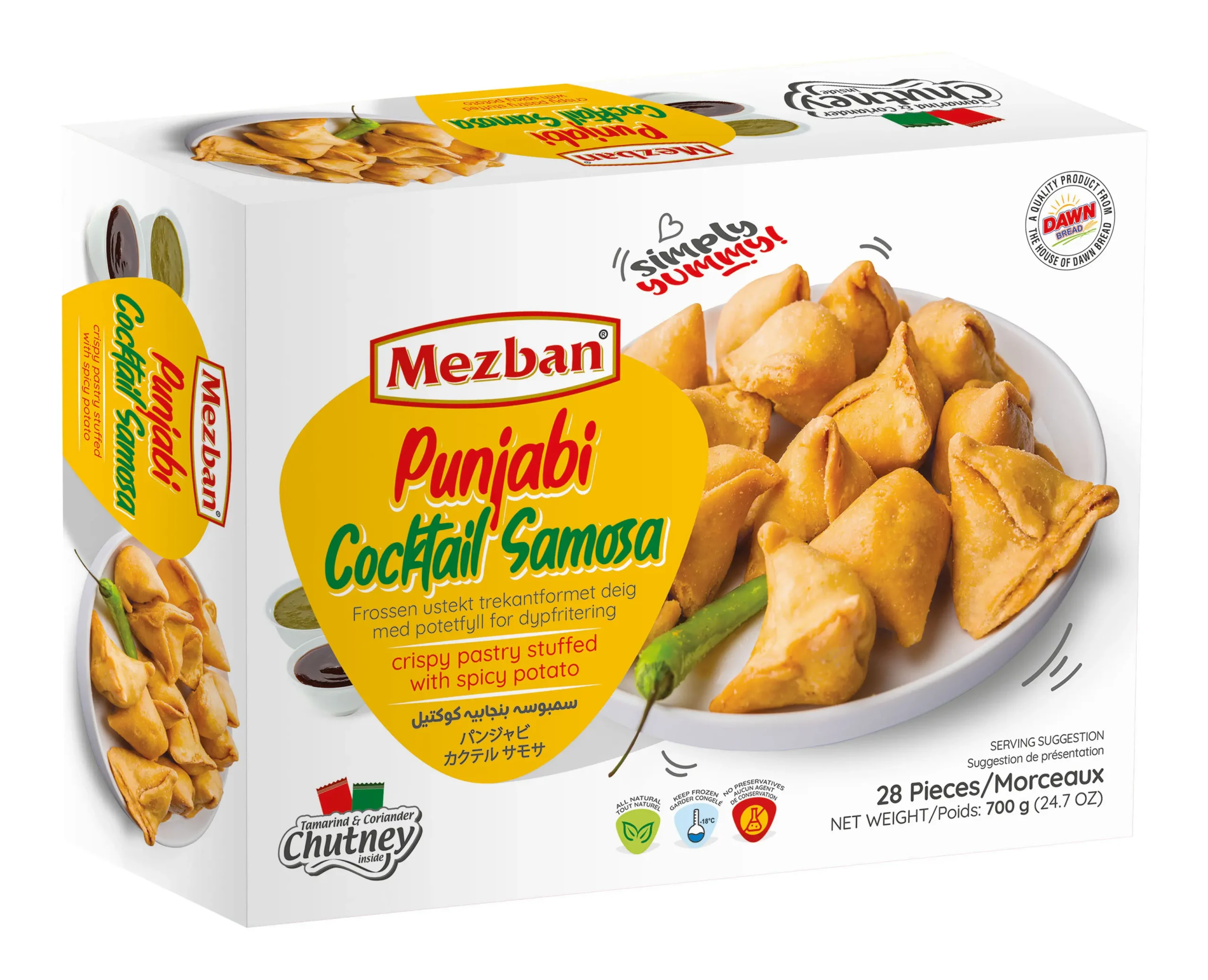 Mezban Punjabi Cocktail Samosa (28 Pcs)