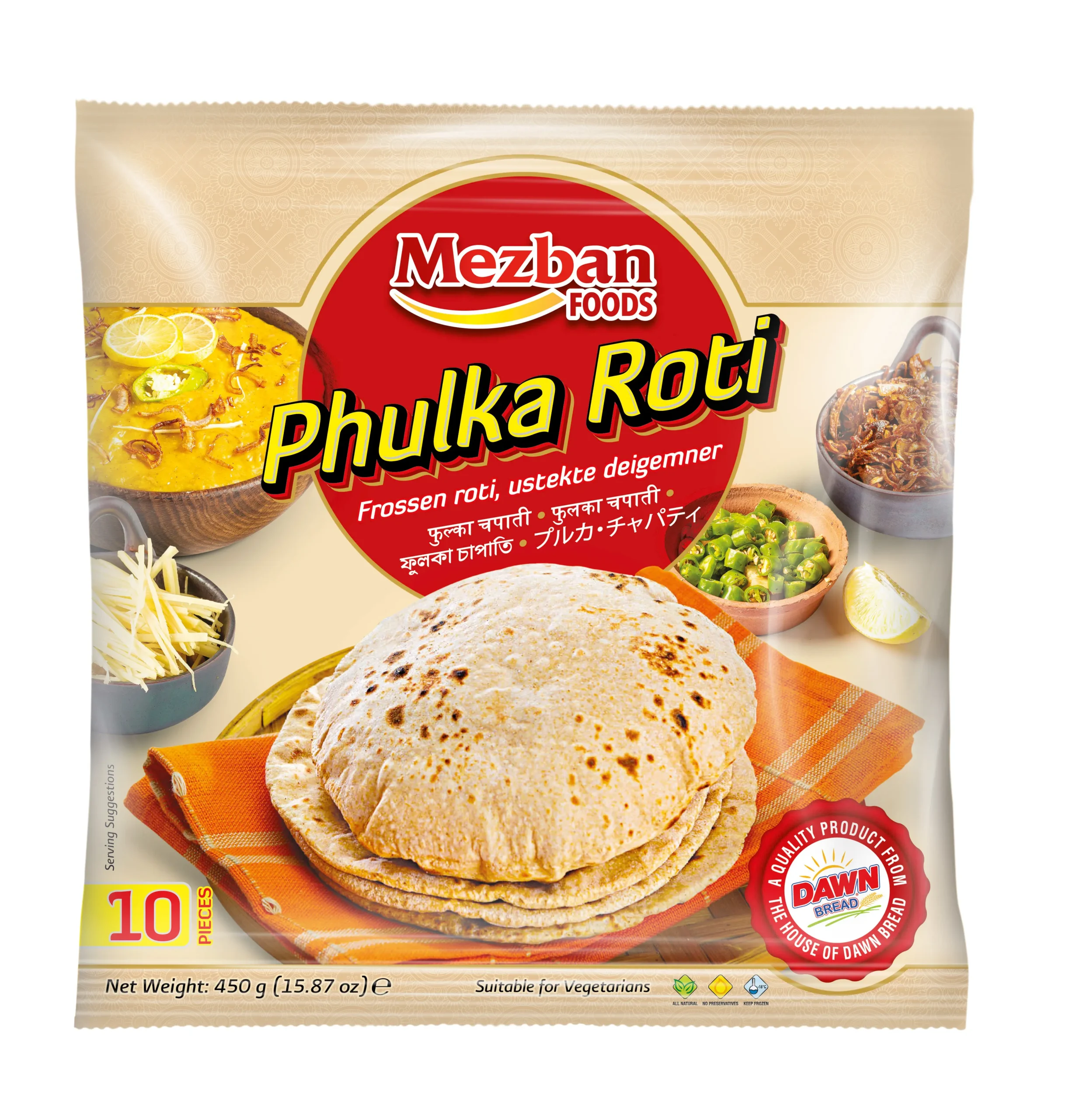 Mezban Phulka Roti (10 Pcs)